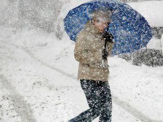 Погода в Луганске на первый день февраля мокрый снег