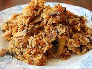 Рецепты к Великому посту: грибной плов