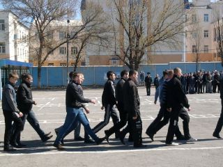 Сегодня проводили призывников