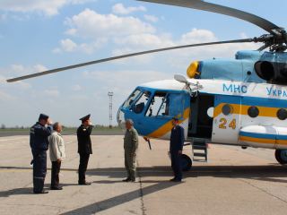 Луганские леса будет патрулировать вертолет МИ-8 (видео)