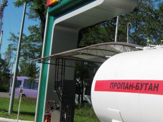 В поселке Тельманово Донецкой области открылся новый пункт заправки сжиженным газом