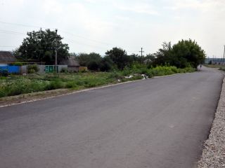 В дороги Большой Вергунки «вкатали» миллион гривен