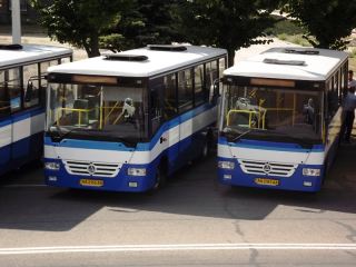 36 новых автобусов выйдут на маршруты Луганска (фото)