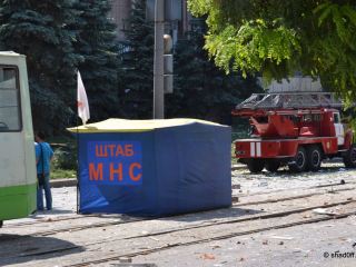 Количество пострадавших от взрыва в Луганске возросло до  человек