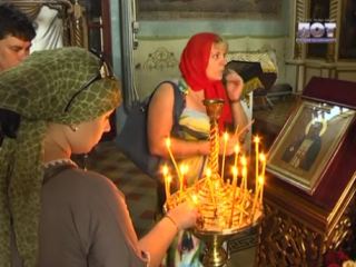 В Луганск прибыла чудотворная икона видео