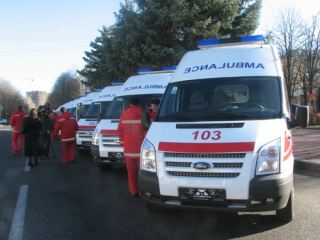 Скорая станет еще быстрее Служба получила  новых машин марки Ford фото